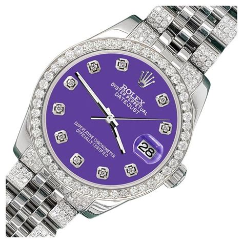 rolex purple watch for sale